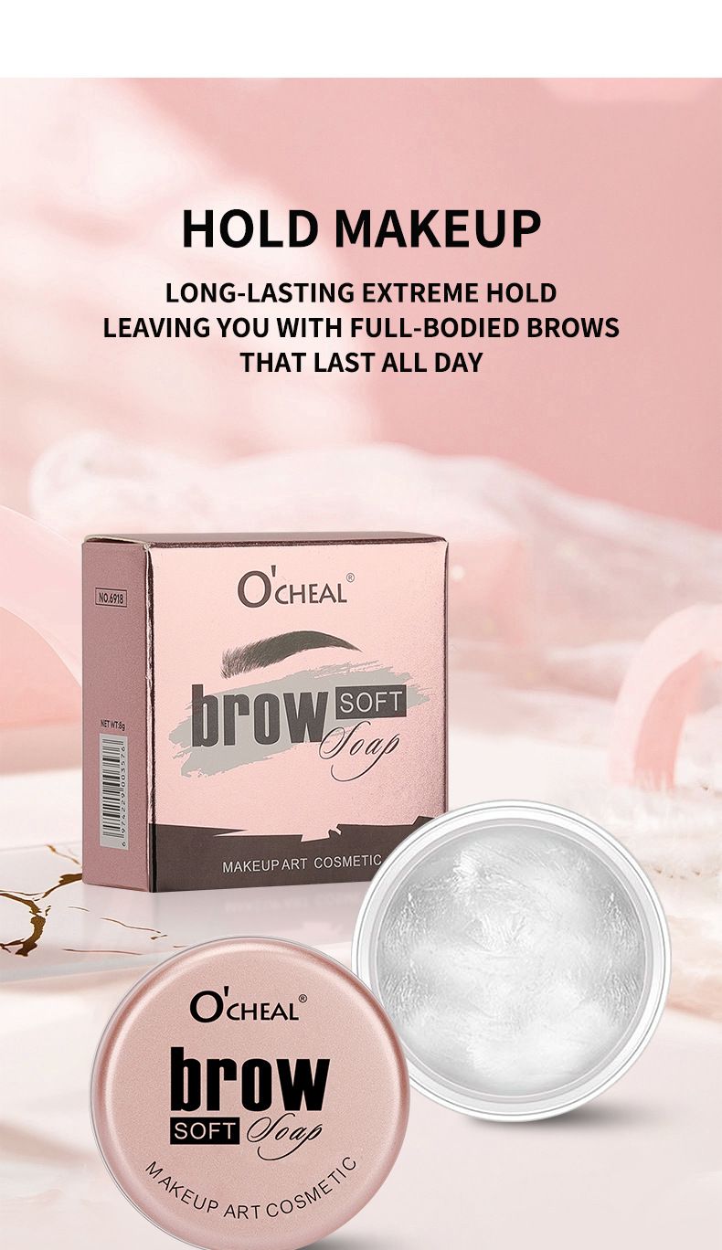 Crème pour sourcils OCHEAL Wild 8 g, liquide naturel, transparent, incolore, gel modelant, savon pour sourcils, gel pour sourcils, artefact naturel pour sourcils sauvages_voghion.com