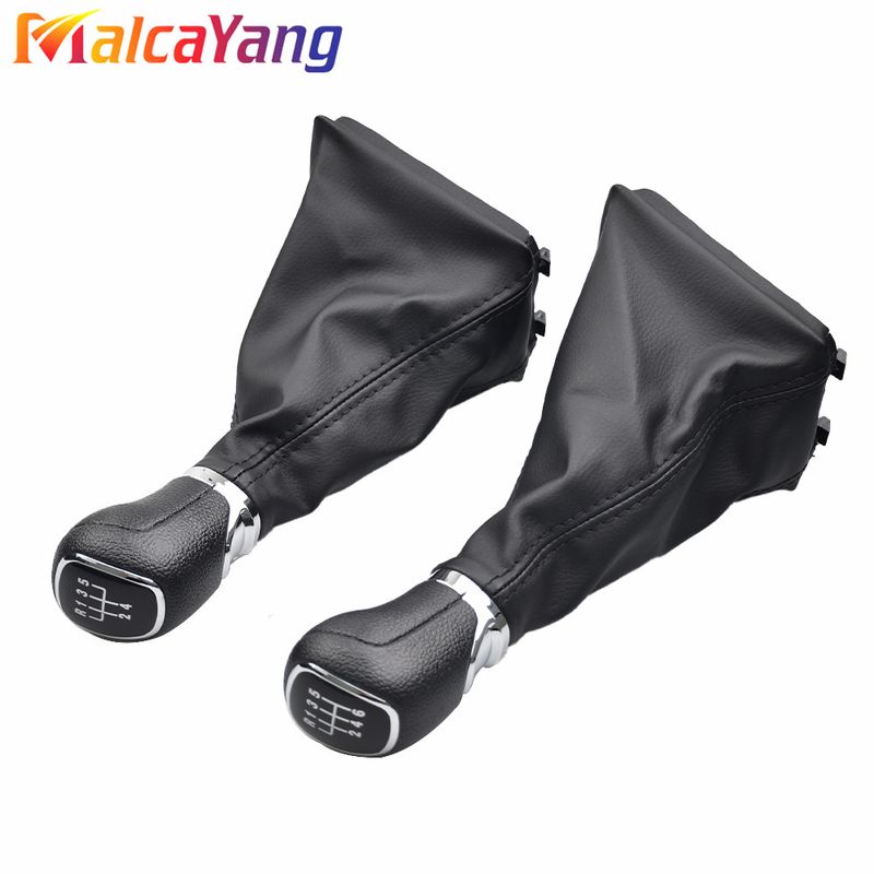 Neuer manueller 5/6-Gang-Schalthebel-Schaltknauf-Boot für Skoda Octavia A5 A6 2004 2005 2006 2007 2008 2009 2010 2011 2012_voghion.com