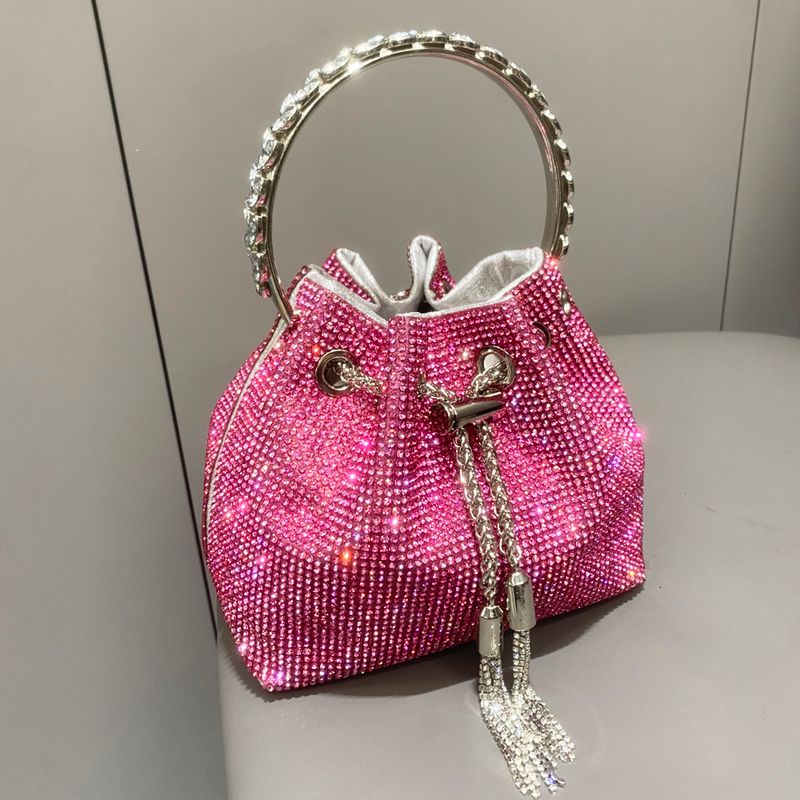 Portemonnees en handtassen voor vrouwen Luxe designer bucket clutch avondtas bankettas kristal strass schoudertassen_voghion.com