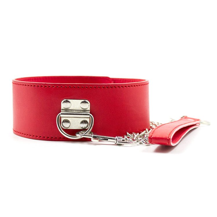 Sex Products With Lock Neck Cover Loose Shooting Bondage Flirting Leather Neck Cover Couples Toys Neck Cover_voghion.com