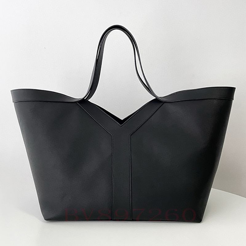 Nuova borsa a tracolla grande e capiente in vera pelle a forma di Y per donna, comoda e comoda_voghion.com