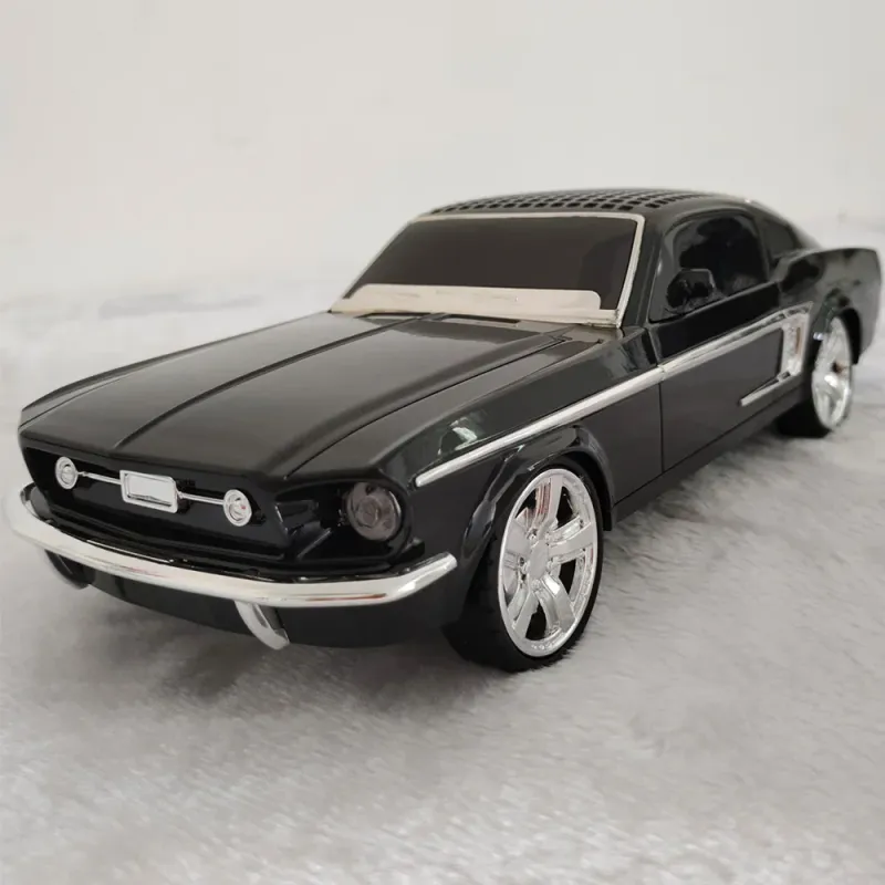 Tragbarer Lautsprecher in Ford-Autoform, kabellose Bluetooth-Musik-Boombox für PC mit FM-Radio, Freisprechfunktion, Subwoofer, Caixa_voghion.com