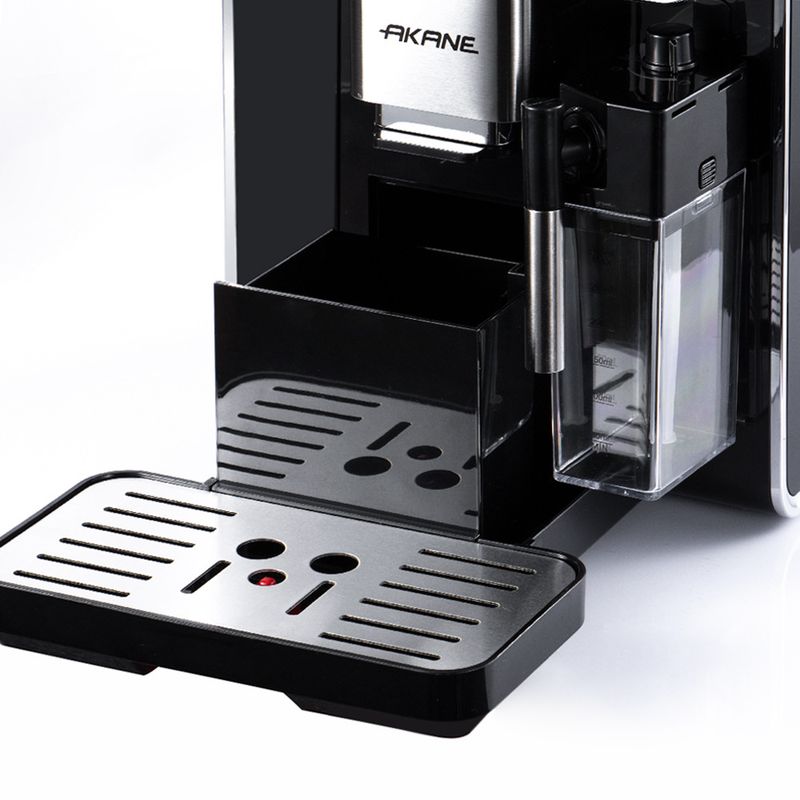 Machine à café expresso automatique avec fonction vapeur - Capacité 10 tasses, corps en acier inoxydable, fonctionnement simplifié_voghion.com