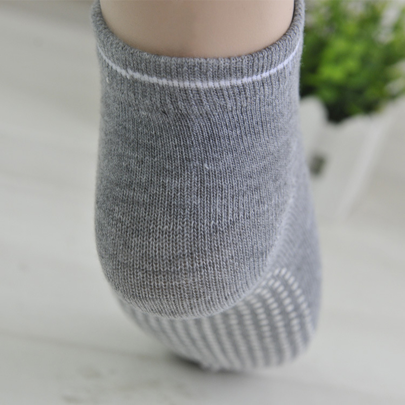 Kaou Ankle Socks Elastic 3D PVC Particle Cotton Yoga Toe Socks for Home_voghion.com