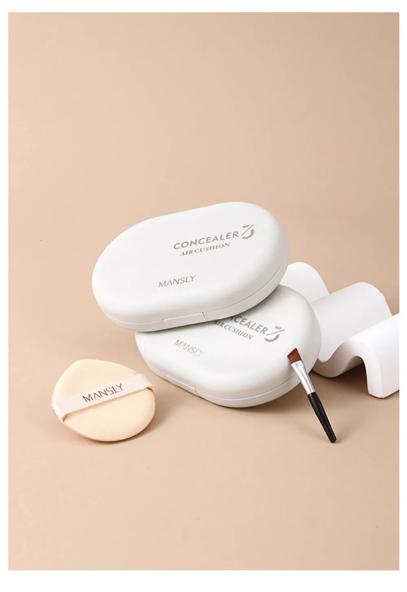 Whitening Air With Concealer Palette Cushion Compact CC Foundation Cream For Face Korean Oil Control Cosmetics 231227_voghion.com