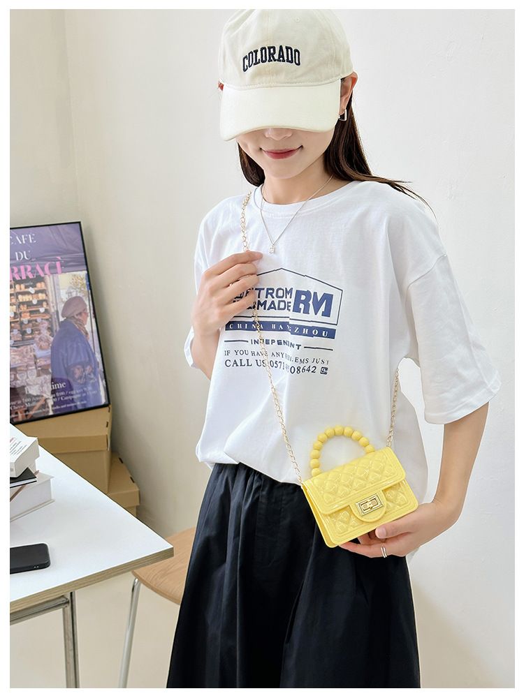 2024 Nuova borsa a tracolla monospalla da donna alla moda in PVC Jelly_voghion.com