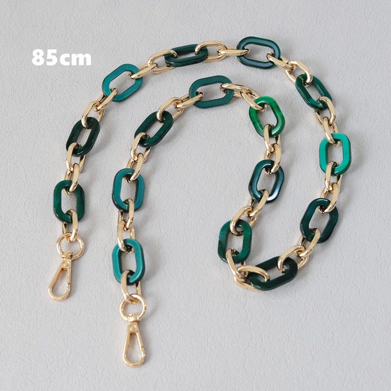 Mode parel handgemaakte tas naadloze handtas acryl metalen decoratieve telefoonketting_voghion.com