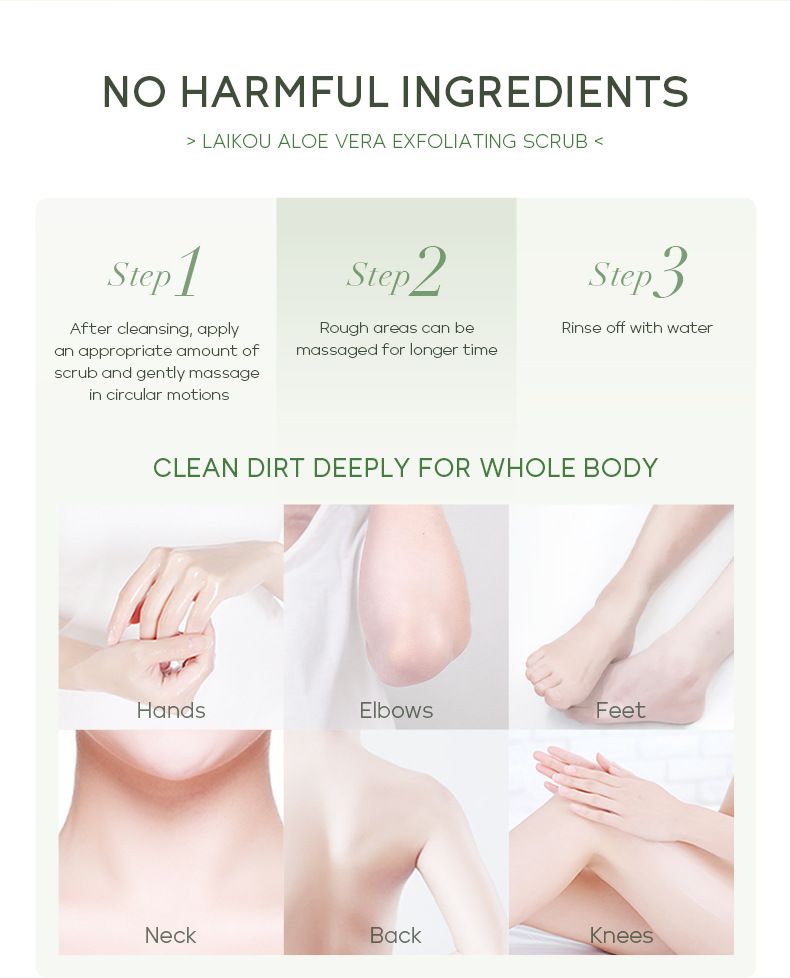 Scrub corpo LAIKOU 350 g - Trattamento esfoliante e levigante per una pelle morbida e luminosa_voghion.com