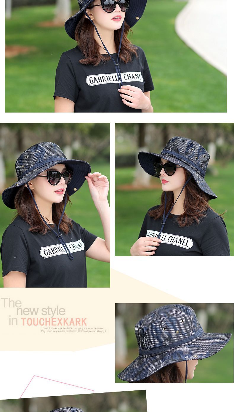 Chapeau de plage à large bord pour femme, protection UV d'extérieur, élégant et polyvalent_voghion.com