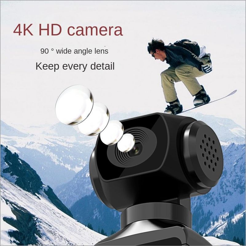 4K sportovní kapesní kamera s rotací 270 stupňů, kreativní ruční kamera, venkovní akční kamera_voghion.com