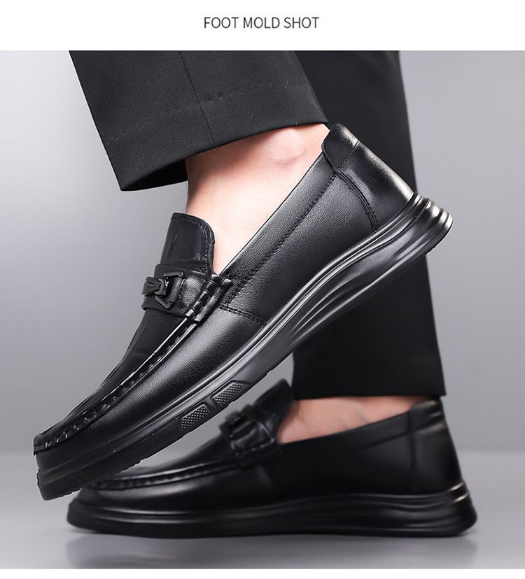 Lederschuhe Herren Loafer Schuhe Hochwertige Slip-On Loafer Bequeme weiche Fahrschuhe Herrenschuhe_voghion.com