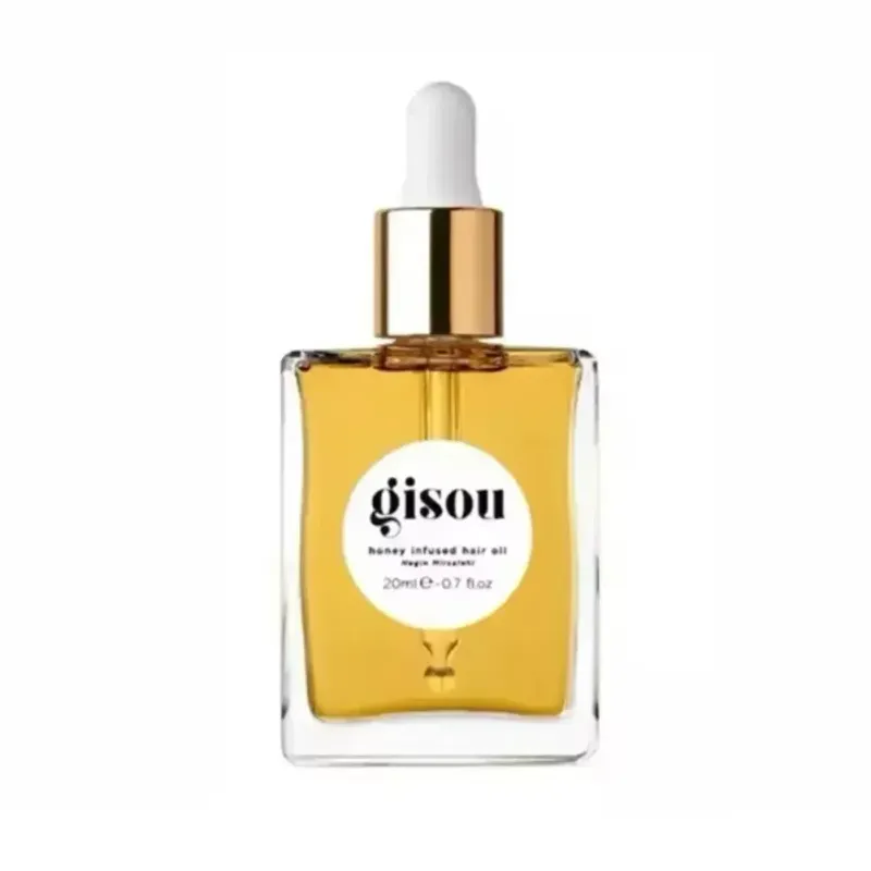 Huile pour les lèvres Gisou Honey Oil Sexy Plump Fruit Honey Essence Huile pour les lèvres Améliore les soins des cheveux secs Lisse et longue durée Rétention du parfum Après-shampoing_voghion.com