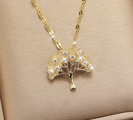 Japanese Korean Style Titanium Steel Necklace For Women, Versatile Niche Design, High-end And Light Luxury, Collarbone_voghion.com