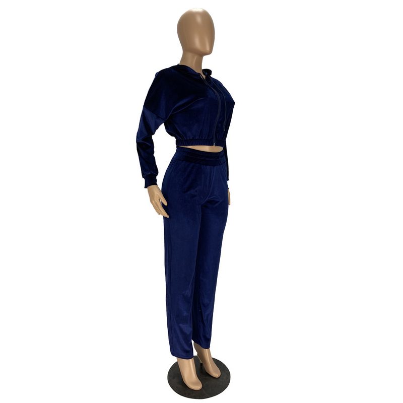 Tailleur pantalone dritto da donna in cashmere con cerniera_voghion.com