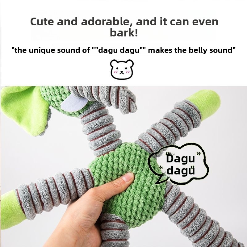 Hundespielzeug mit Geräuschen, Backenzähne, Corgi-Teddybären, Welpen, bissfest, klein und groß, Trainingspuzzle, Shiba Inu Zubehör_voghion.com