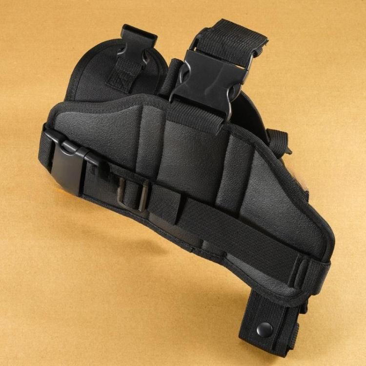 Outdoor Tactical Combination CS Quick Release Gun Holster Waist Hanging Portable Leg Tool Bag_voghion.com