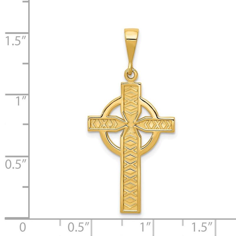 14k Celtic Cross Pendant_voghion.com
