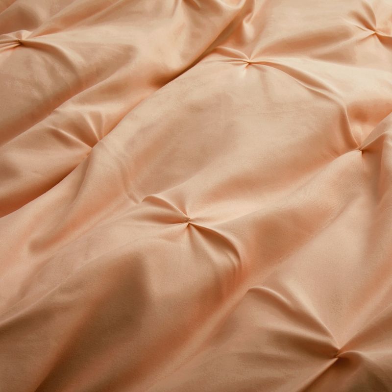Parure de lit 3 pièces style nordique avec housse de couette en jacquard effet froissé Camel, motif géométrique, plusieurs tailles_voghion.com