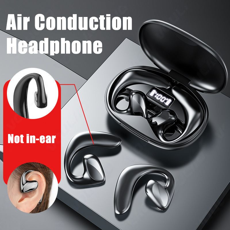 Bluetooth headset with microphone wireless headset Sports waterproof headset Noise reduction headset hook Hi-fi headset_voghion.com
