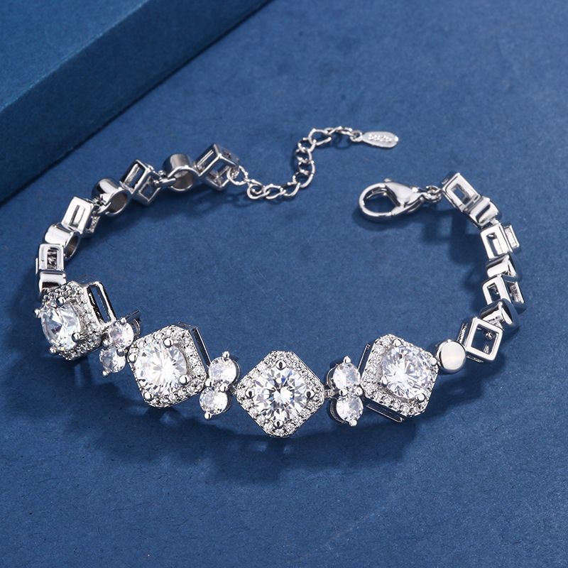 Braccialetti con ciondoli Bracciale con zirconi Trendy Ins Style Micro Intarsiato_voghion.com