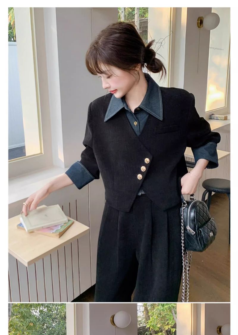 Complete Set OOTD Jacket Women 2025 New Elegant Decent Two-Piece Suit For Spring And Autumn_voghion.com