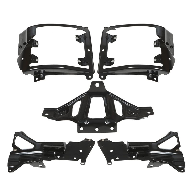 For 2016-2018 Chevrolet Silverado 1500 Front Bumper Support & Mount Bracket Set_voghion.com
