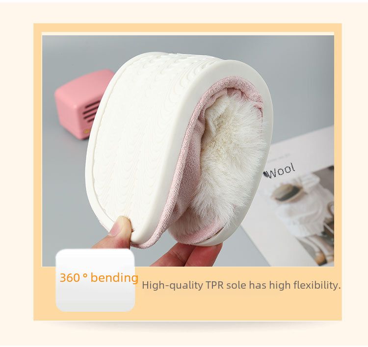 Grenzüberschreitender E-Commerce-Mao-Mund-Erhöhung Home Herren Damen Indoor und Outdoor Warm Cotton Hausschuhe Spot_voghion.com