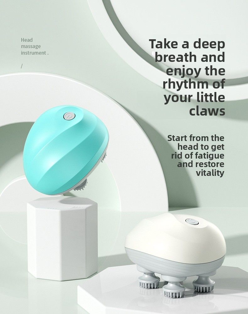 Mini Handheld Multifunctional Head Multi-Point Stimulation Smart Body Kneading Massager Factory Direct_voghion.com