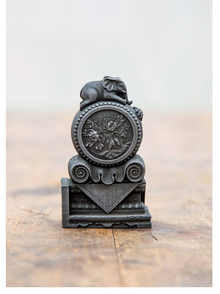 Neu Chinesischen Stil Trommel Stein Türpfosten Desktop Dekoration Kleine Ornament Tee Haustier_voghion.com
