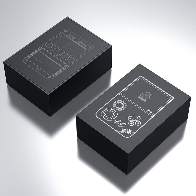 New M19 Handheld Game Console 3D Arcade 4K HD Large PSP God Of War PS1 Connectable To TV_voghion.com