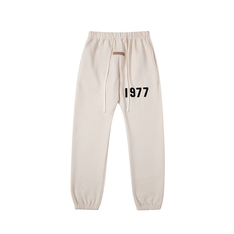 Calças de lã com logotipo da marca de roupas masculinas da moda, essenciais, F OG, calças masculinas e femininas_voghion.com