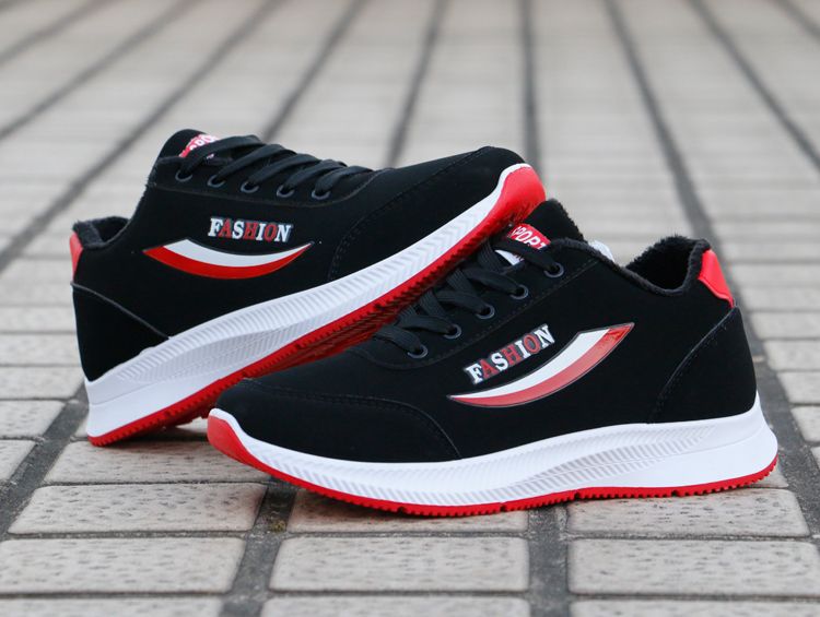 Men's New Plush Cotton Waterproof Leather Work Men's Casual Sports Shoes, Combined With The Xi_voghion.com