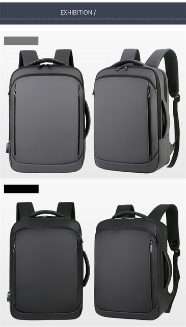 Backpack For Men 2023 Multifunctional Business Notebook Backpack USB Charging Waterproof Film Men's Backbag Casual Bag_voghion.com