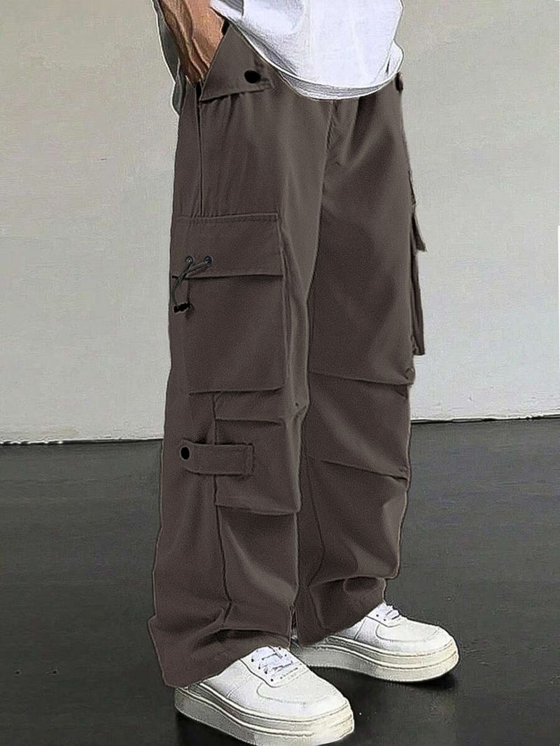 Men's Cargo Jogger Pants – Military-Inspired Utility Trousers With Quick-Dry & Stretch (S-XXL, Black/Army Green/Khaki)_voghion.com