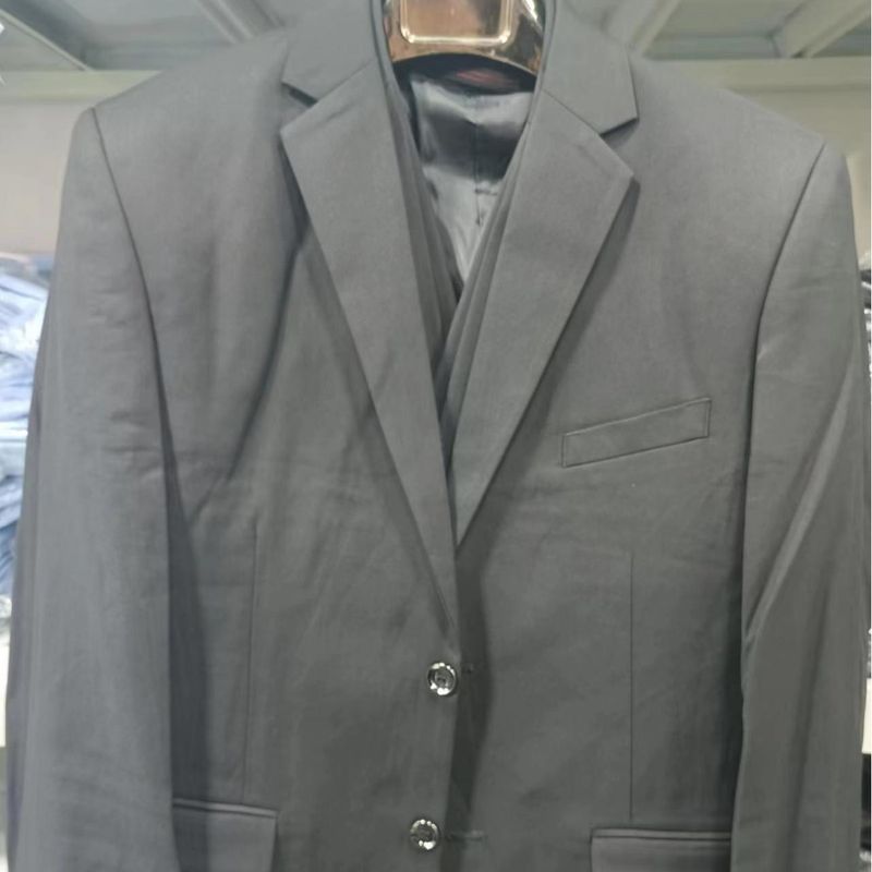Completo da uomo CT in stile coreano, vestibilità slim con revers a lancia, taglie forti, abbigliamento formale per colloqui di lavoro_voghion.com