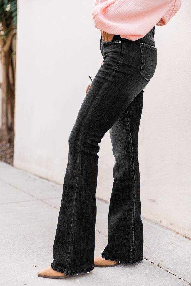 Pantaloni svasati elastici a vita alta da donna_voghion.com
