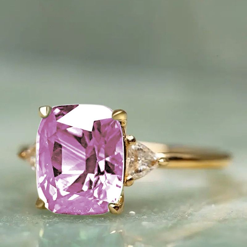 Cao Shi Fashion Exaggerated Personalized New Princess Engagement Ring Female_voghion.com