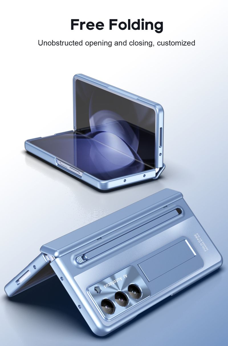 For Samsung Galaxy Z Fold 4 5 6 Luxury New Business Man Pen Stylus Slot Phone Case_voghion.com