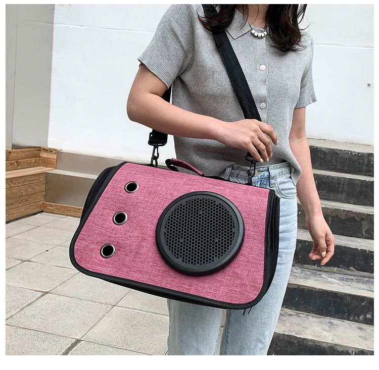 Cat Bag New Klapp Handheld Space Capsule Pet Bag Oxford Stoff Fir Outdoor Crossbody Portable Atem Komfortabel Kaz an Hond Rucksak_voghion.com