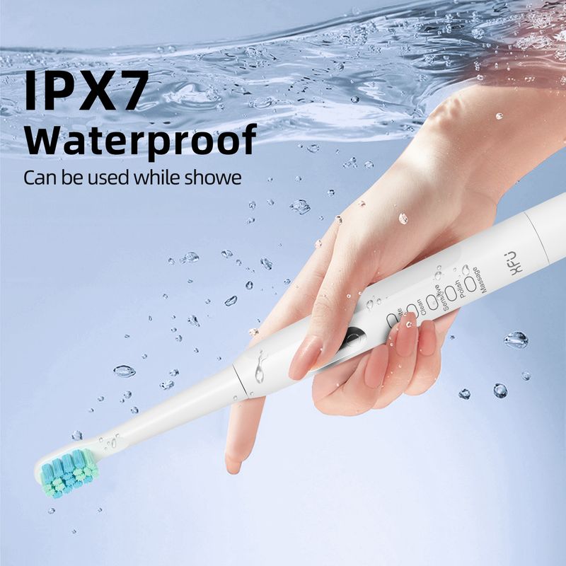 Travel Agency Toothbrush|Electric Sonic Wave |1 Battery Can Last For 90 Days| Can Be Checked In By Plane | Suitable For Both Children And Adults|white_voghion.com