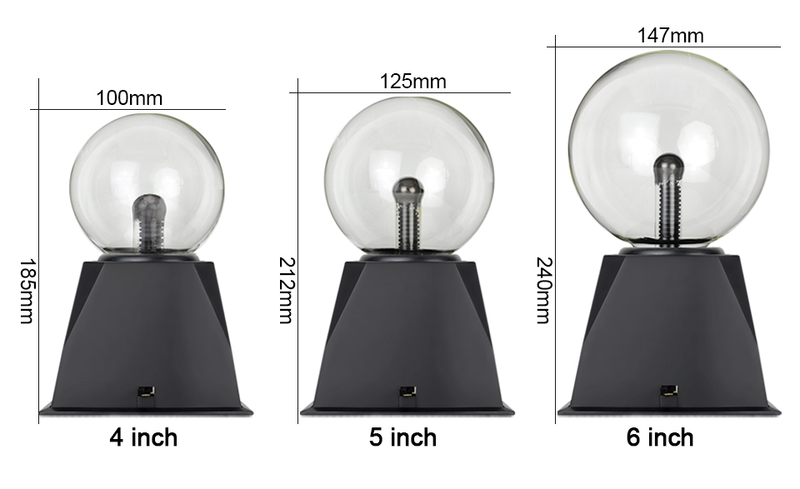 Plasma Ball Novelty Magic Crystal Touch Lamppu 220V LED Yövalo Lapsi Yövalo Syntymäpäivä Joulu Lasten Sisustus Lahja Valaistus_voghion.com