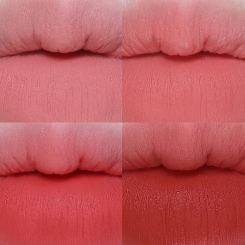 penna Rossetto opaco 4 colori in 1 rossetto rosa nudo opaco rossetto resistente all'acqua set di rossetti con penna conf_voghion.com