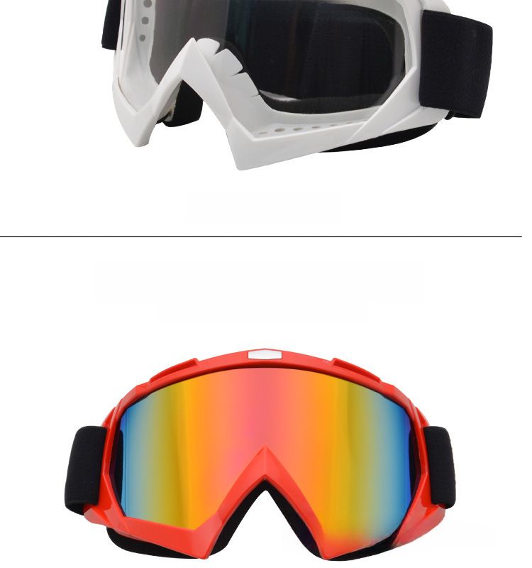 Cycling Eyewear Motorcycle Goggles Outdoor Motorcycle Goggles Cross-country Goggles Helmet Glasses Single-layer Ski Goggles Riding Glasses_voghion.com