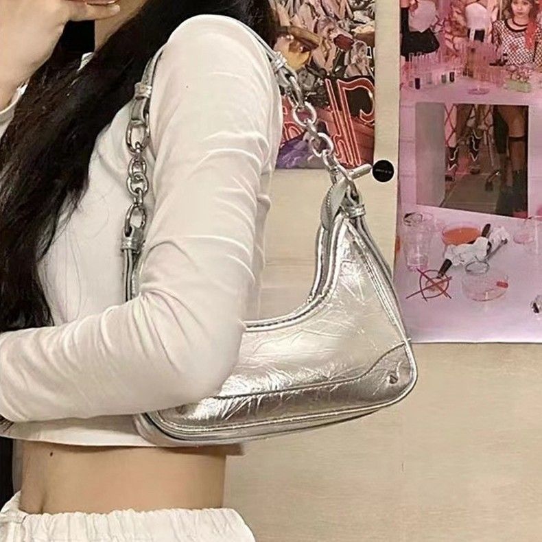 Borsa a tracolla a catena sottobraccio Sweet Cool Girl 2025 da donna, di alta qualità, con tracolla a spalla_voghion.com
