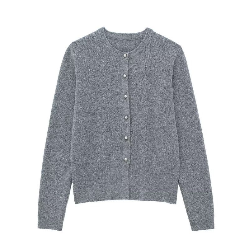 Abbigliamento donna autunno inverno nuova moda di strada basic giacca lavorata a maglia_voghion.com