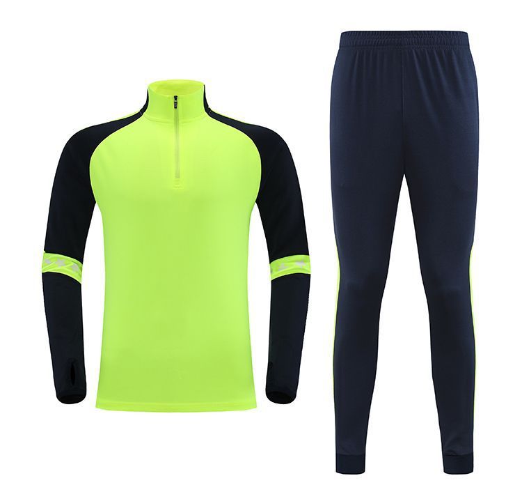 Herbst Winter Half-Zip Jacke Langarm Kinder Trainingsanzug Jungen Fußball Uniform Sportswear Performance Outfit_voghion.com