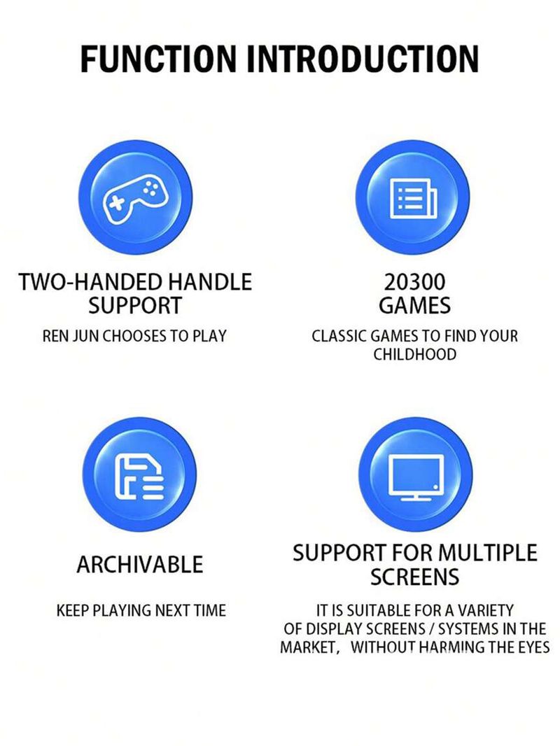 hoogwaardige 4k Ultra High Definition Stick 2.4g draadloze 64GB 20000 controller mini-gameconsole_voghion.com