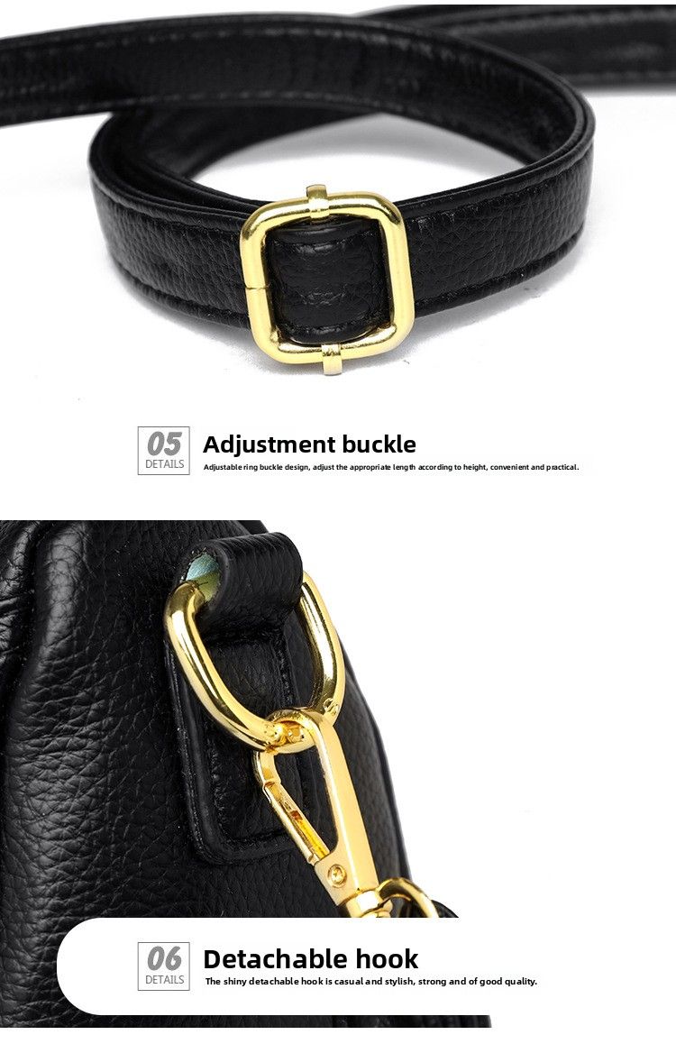 Borsa a tracolla elegante e alla moda per la mamma, semplice e nuova, da donna di mezza età, primavera 2025_voghion.com