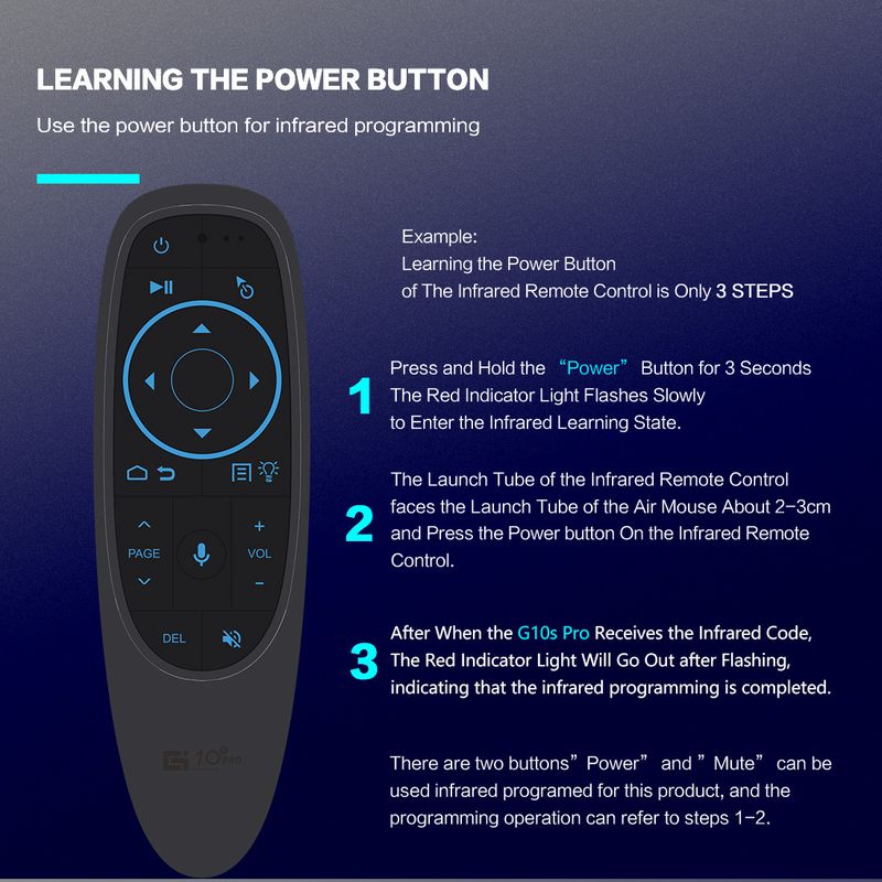 Souris volante avec gyroscope et détection corporelle, version Bluetooth, télécommande_voghion.com