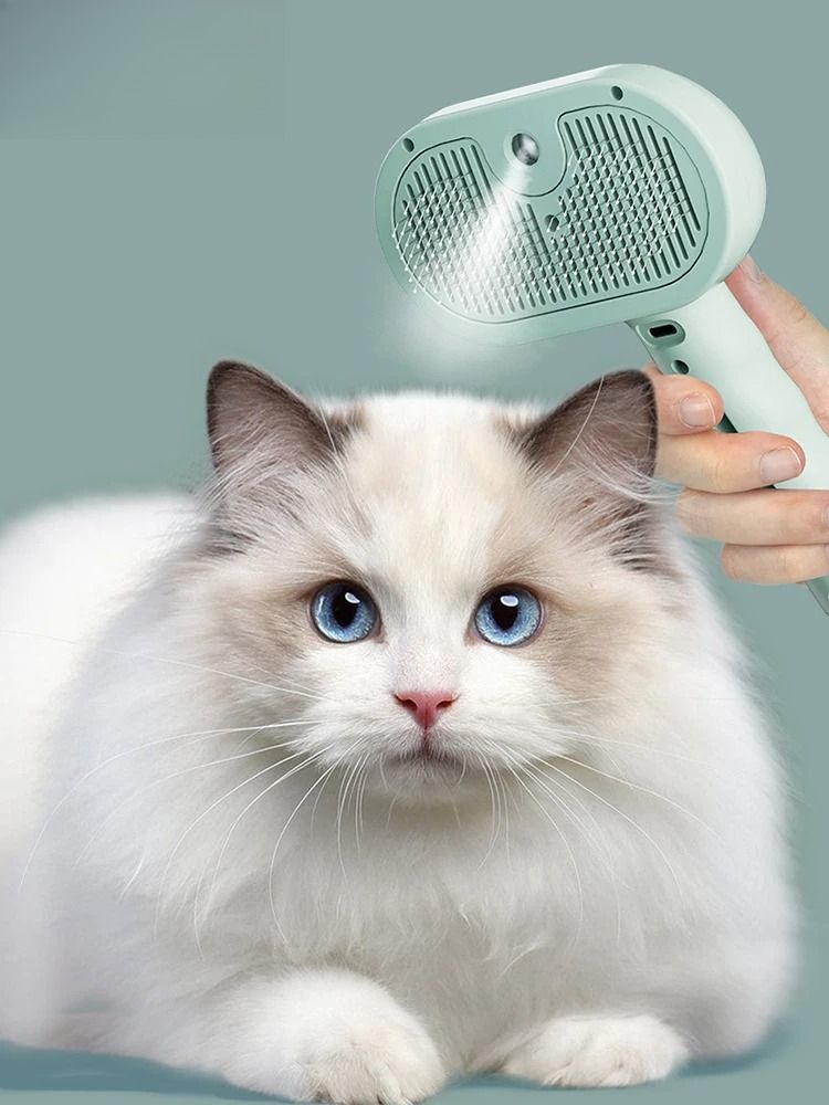 Dampfspray-Hundepflegebürste Einzigartige Dampfbürste für Hunde Luxus-Pflegebürste Hundedampfbürste C_voghion.com